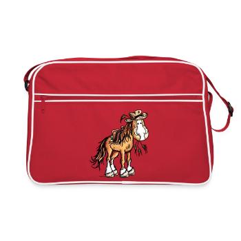 Western Cheval - Sac Retro - rouge/blanc - Devant