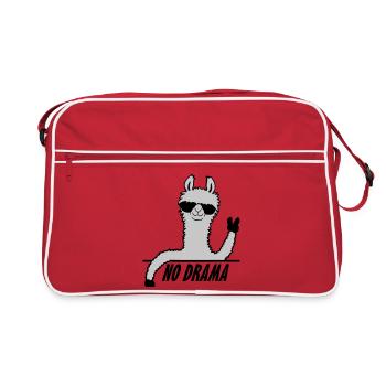 Pas de drame Lama - Sac Retro - rouge/blanc - Devant
