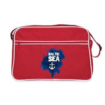 Baltic Sea - Retro Tasche - Rot/Weiß - Vorne