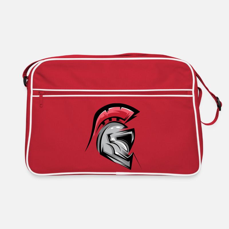 Gladiator Icon Helmet Illustration Graphic icon Retro Bag