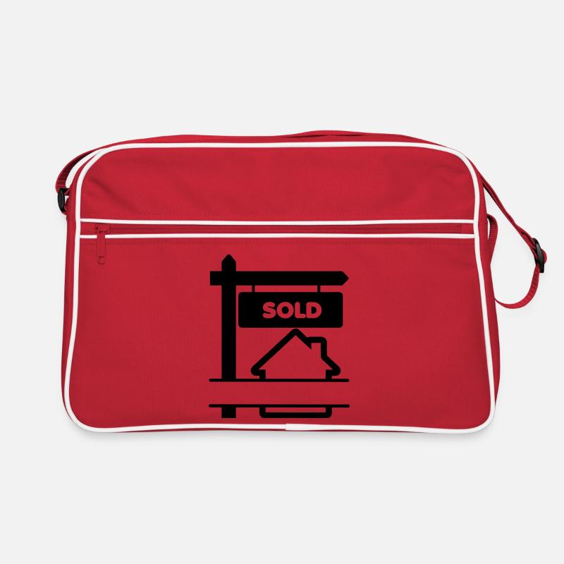 Panneau de logo transparent avec vendu Sac Retro