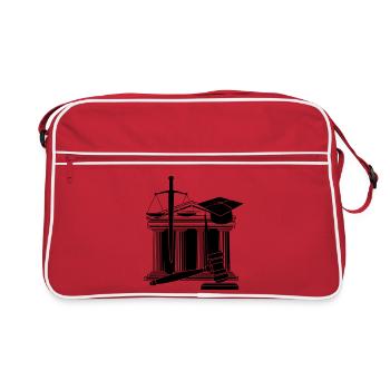 Court logo - Retro Bag - red/white - Front