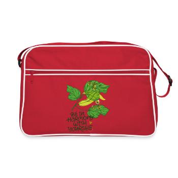Harmony, Nature - Retro Bag - red/white - Front