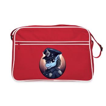 Police des poneys - Sac Retro - rouge/blanc - Devant