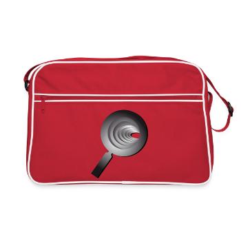 3D magnifying glass - Magnifier - Retro Bag - red/white - Front
