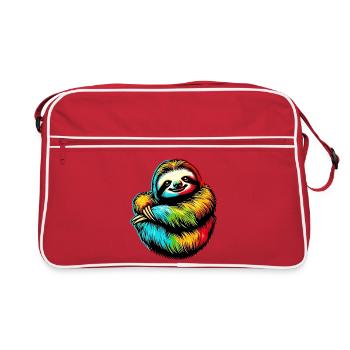 Paresse - Sac Retro - rouge/blanc - Devant