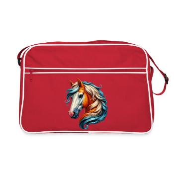 Cheval - Sac Retro - rouge/blanc - Devant