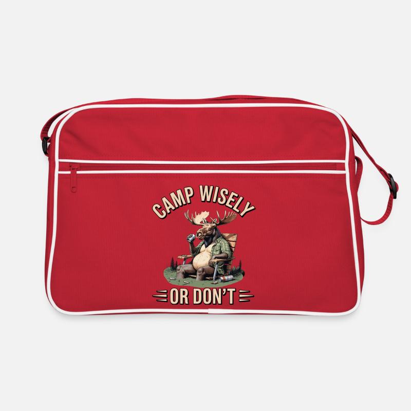 Camp Wisely Moose Retro Tasche