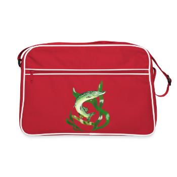 Pike - Retro Bag - red/white - Front