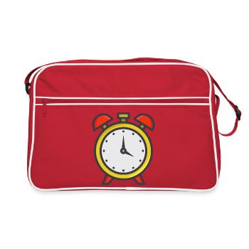 Alarm clock - Retro Bag - red/white - Front