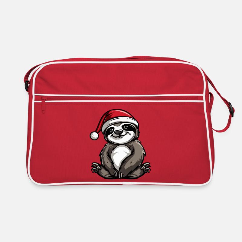 Faultier Weihnachten Retro Tasche