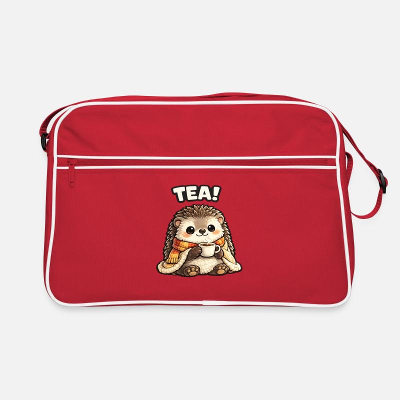 H Hedgehog Tee Time Cozy Retro Tasche