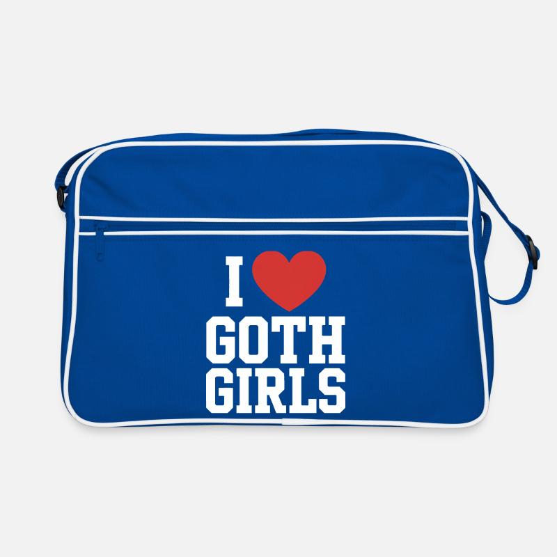 Je c’est le cœur des filles gothiques Sac Retro