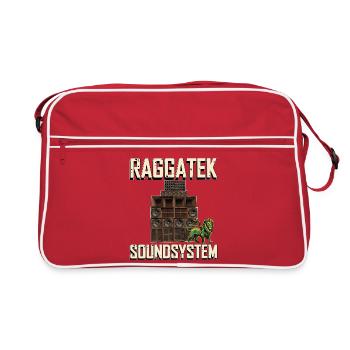 Raggatek Lion Soundsystem Jamaica - Retro Bag - red/white - Front