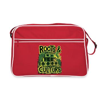 Roots Culture Dub Reggae - Retro Bag - red/white - Front