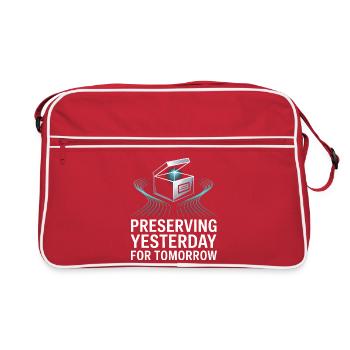 Préserver hier pour demain - Sac Retro - rouge/blanc - Devant