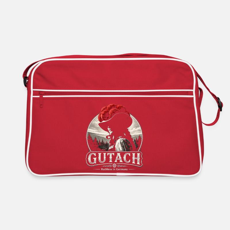 Gutach Bollenhut Silhouette Retro Tasche