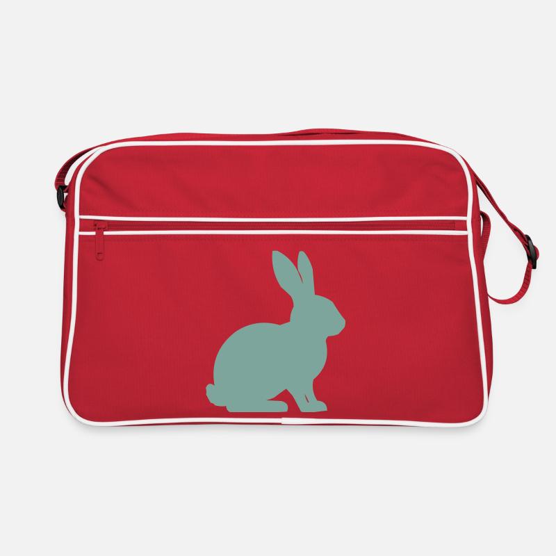 Silhouette de lapin Sac Retro