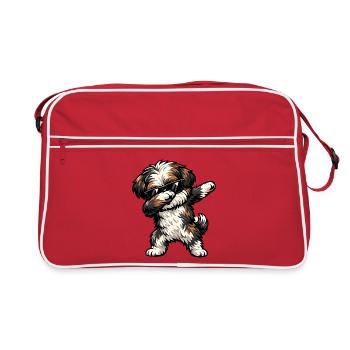 Dabbing Bolonka Zwetna - Retro Bag - red/white - Front