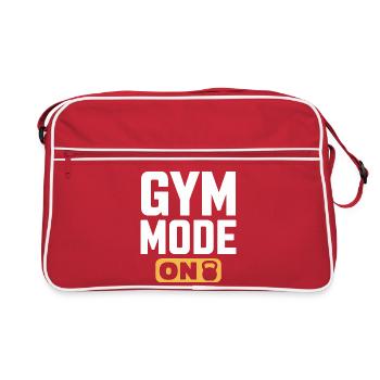 Mode Gym sur Motivational Quote - Sac Retro - rouge/blanc - Devant