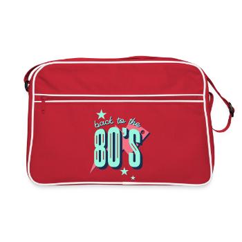 Back to the 80s Neon Retro - Retro Bag - red/white - Front