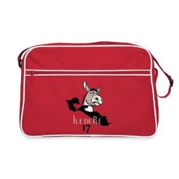 Ane Île de Ré Vintage - Sac Retro - rouge/blanc - Devant