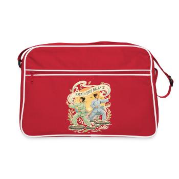 BREATH STEP BALANCE - Retro Bag - red/white - Front