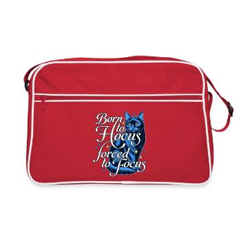 Hokus Fokus - Retro Tasche - Rot/Weiß - Vorne