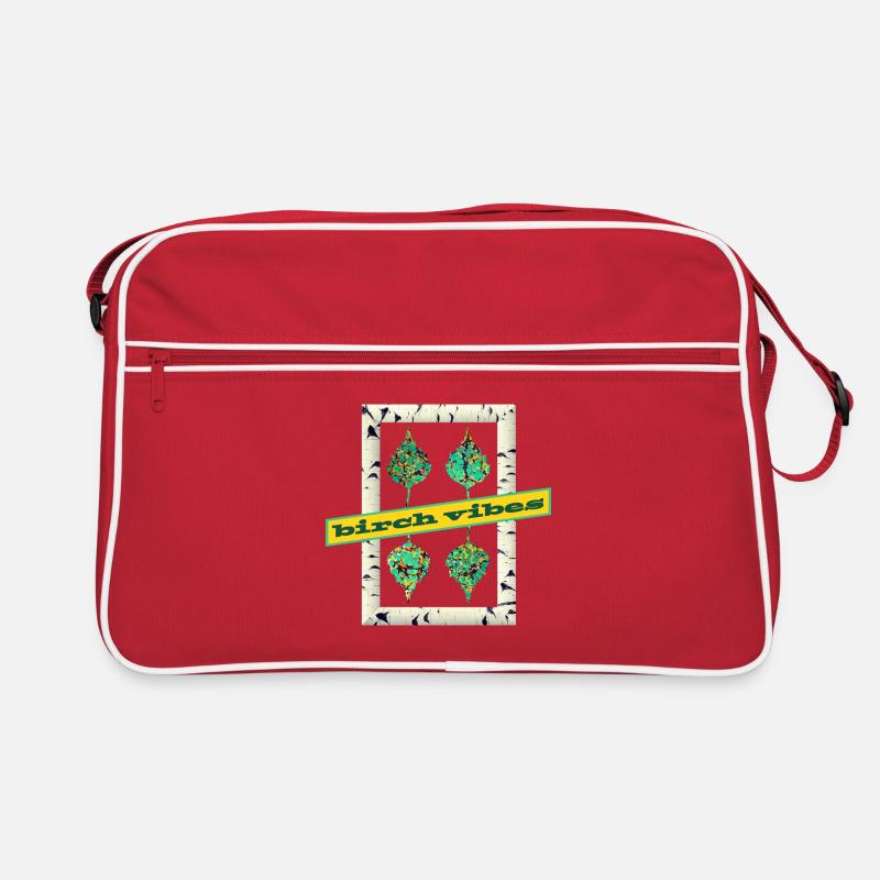 birke e 269 - Retro Tasche - Rot/Weiß