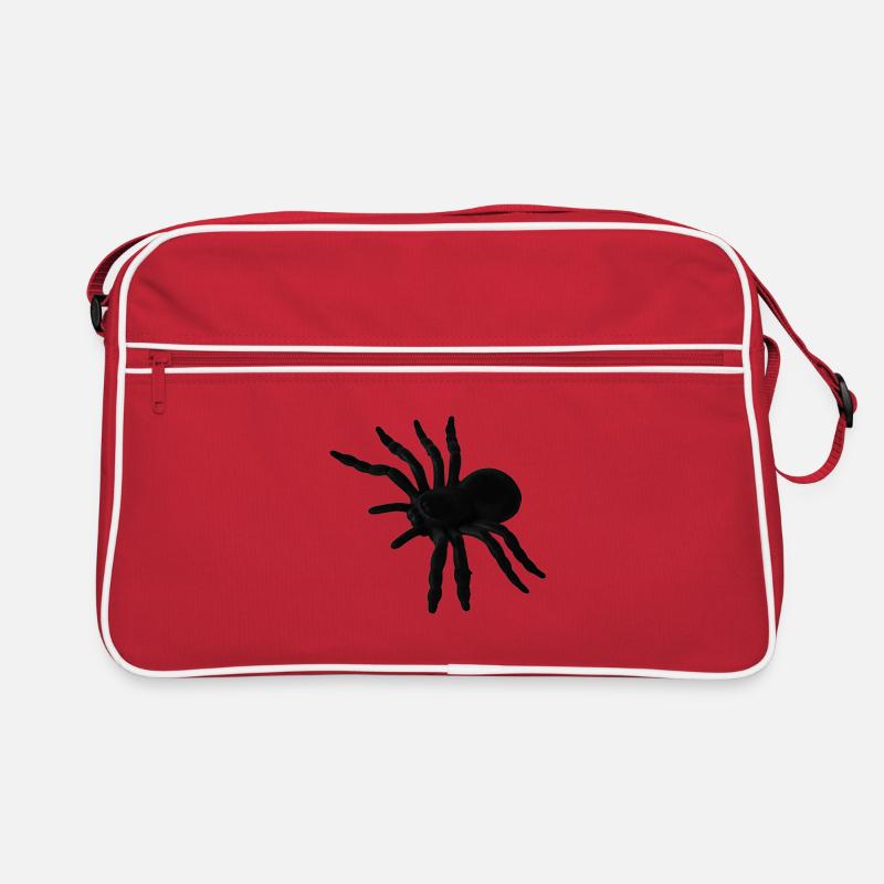 Spinne Spinnennetz Spinnen Phobie eklig Geschenk Retro Tasche