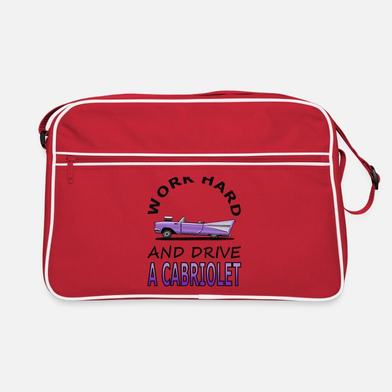 Cabriolet drive Cabriolet driver saying gift Retro Bag