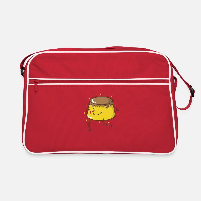 Boxender Pudding Nachspeise Retro Tasche