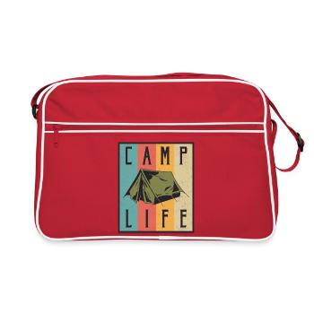 Camp Life - Retro Bag - red/white - Front