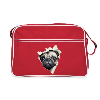 Carlin - Sac Retro - rouge/blanc - Devant