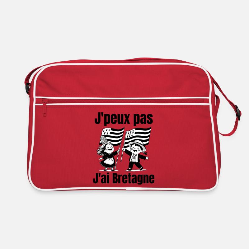 Brittany, ich bin ein Breton, lang lebe Brittany Retro Tasche