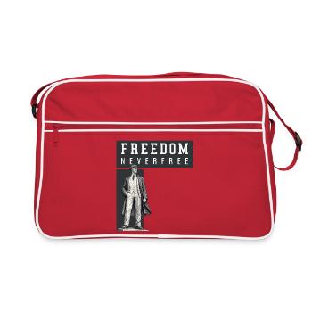 Freedom Never Free - Retro Bag - red/white - Front