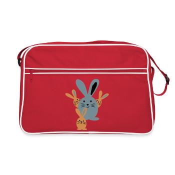 Pâques - Sac Retro - rouge/blanc - Devant