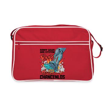 Kampf_Gegen_Das_System - Retro Bag - red/white - Front