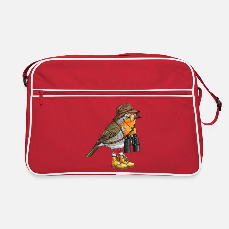 Explorer Robin with Binoculars Retro Bag
