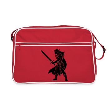dark elf - Retro Bag - red/white - Front