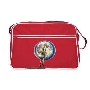 Échelle vers la Lune - Sac Retro - rouge/blanc - Devant
