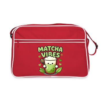 Illustration de tasse Matcha Vibes - Sac Retro - rouge/blanc - Devant