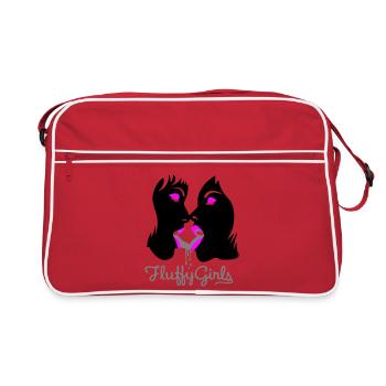 fluffy girls - Sac Retro - rouge/blanc - Devant