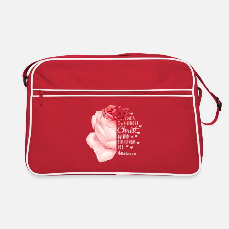 La force par le Christ Philippiens 4:13 Sac Retro