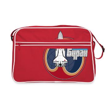 La navette Buran - Sac Retro - rouge/blanc - Devant