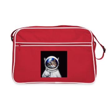 Astro Chat - Sac Retro - rouge/blanc - Devant