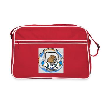 Casquettes astro - Sac Retro - rouge/blanc - Devant