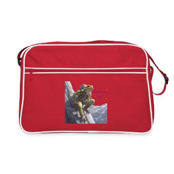 toujours seul - Sac Retro - rouge/blanc - Devant