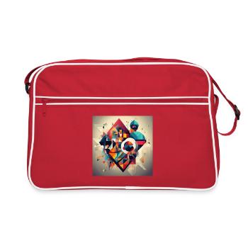 Geometry Type - Retro Bag - red/white - Front