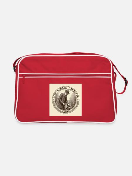Gentleman jardinier - Sac Retro - rouge/blanc - Devant